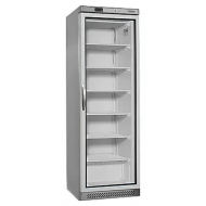 Шкаф морозильный со стеклом TEFCOLD UF400SG нержавеющий