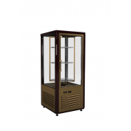 Шкаф среднетемпературный Carboma D4 VM 120-2, R120Cвр Люкс коричнево-золотой